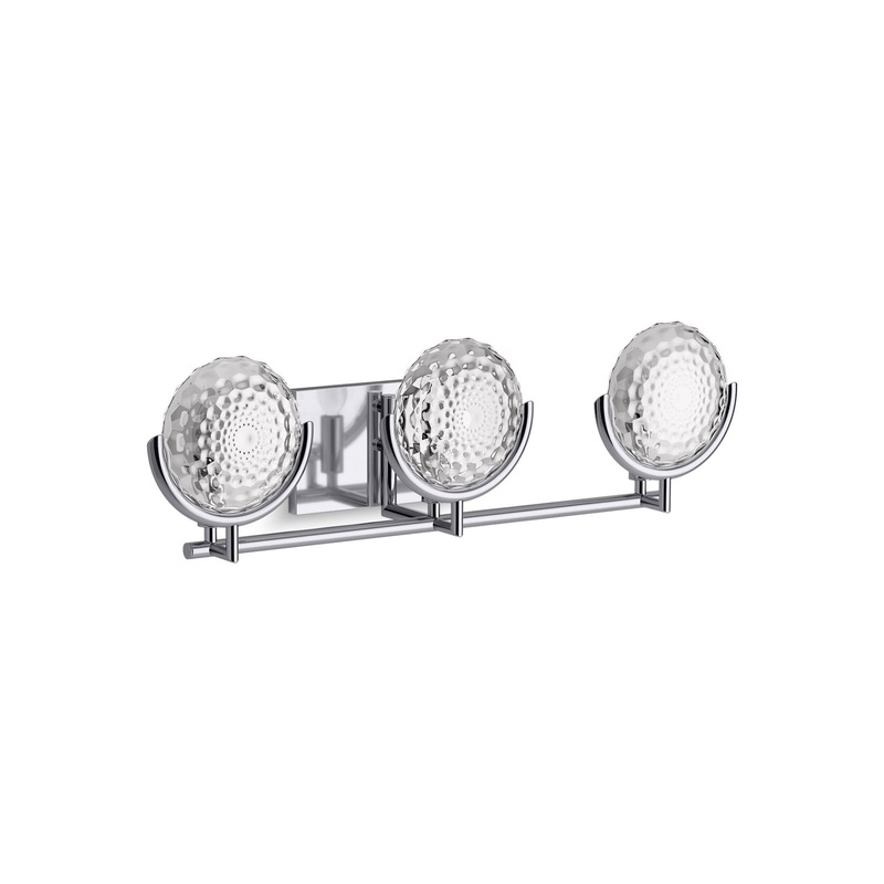 KOHLER K-29377-SC03B-CPL Arendela Three-Light Sconce In Polished Chrome