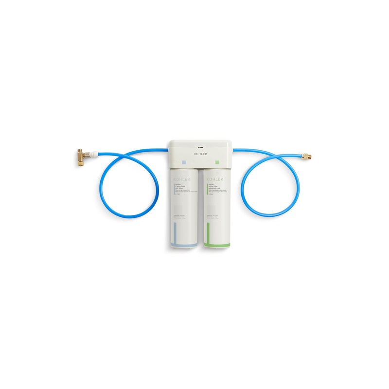 KOHLER K-29638-NA Aquifer+ Two-Stage Under-Counter Filtration System