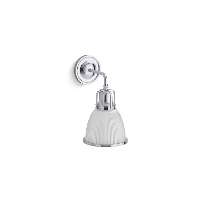 KOHLER K-32281-SC01-CPL Hauksbee One-Light Bell Sconce In Polished Chrome