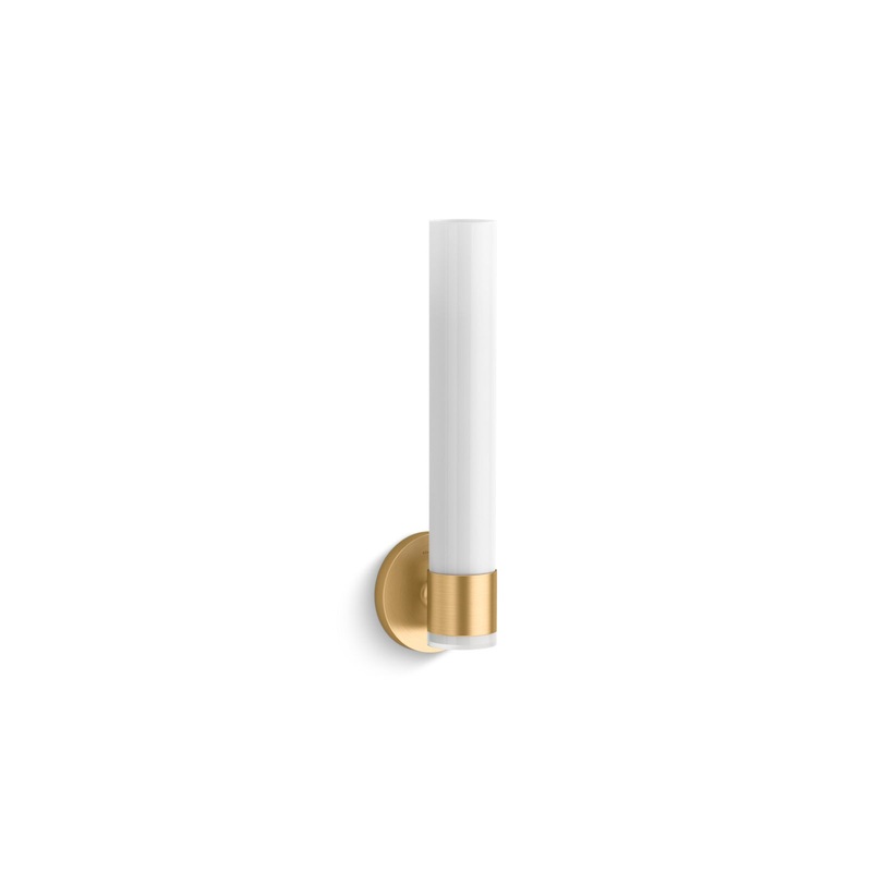 KOHLER K-32375-SC01-2GL Purist One-Light Sconce In Brushed Moderne Brass