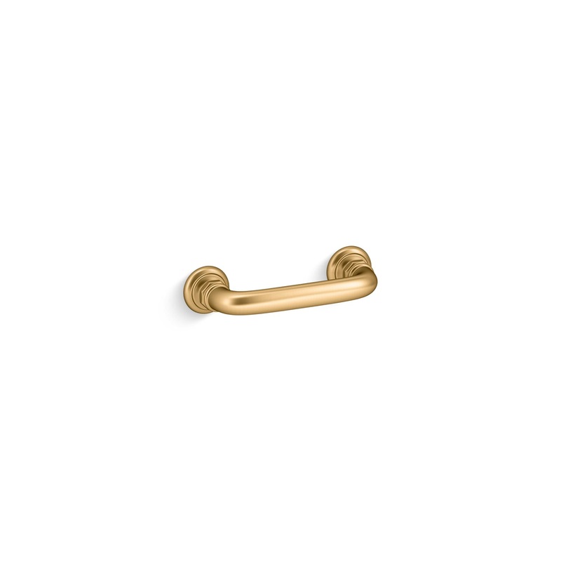 KOHLER K-72579-2MB Artifacts 3" Cabinet Pull In Vibrant Brushed Moderne Brass