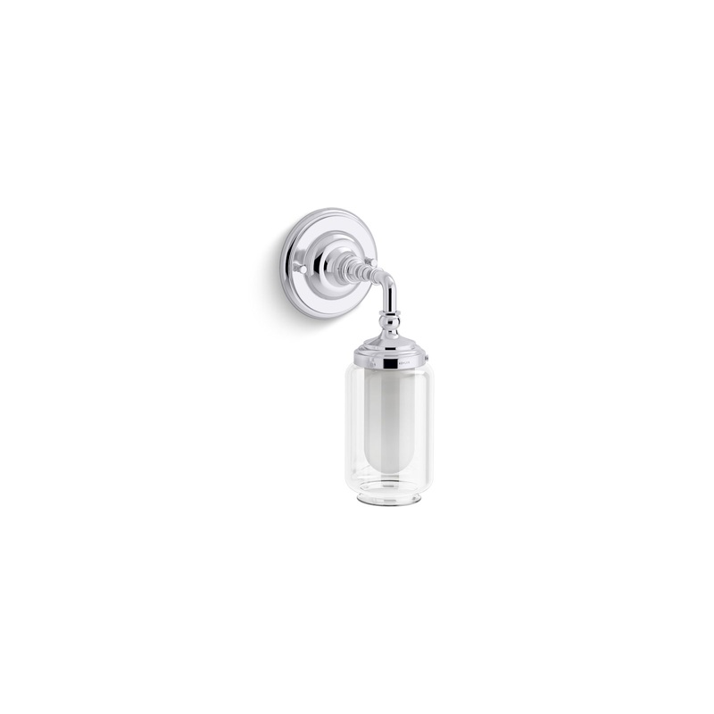 KOHLER K-72584-CPL Artifacts One-Light Sconce In Polished Chrome