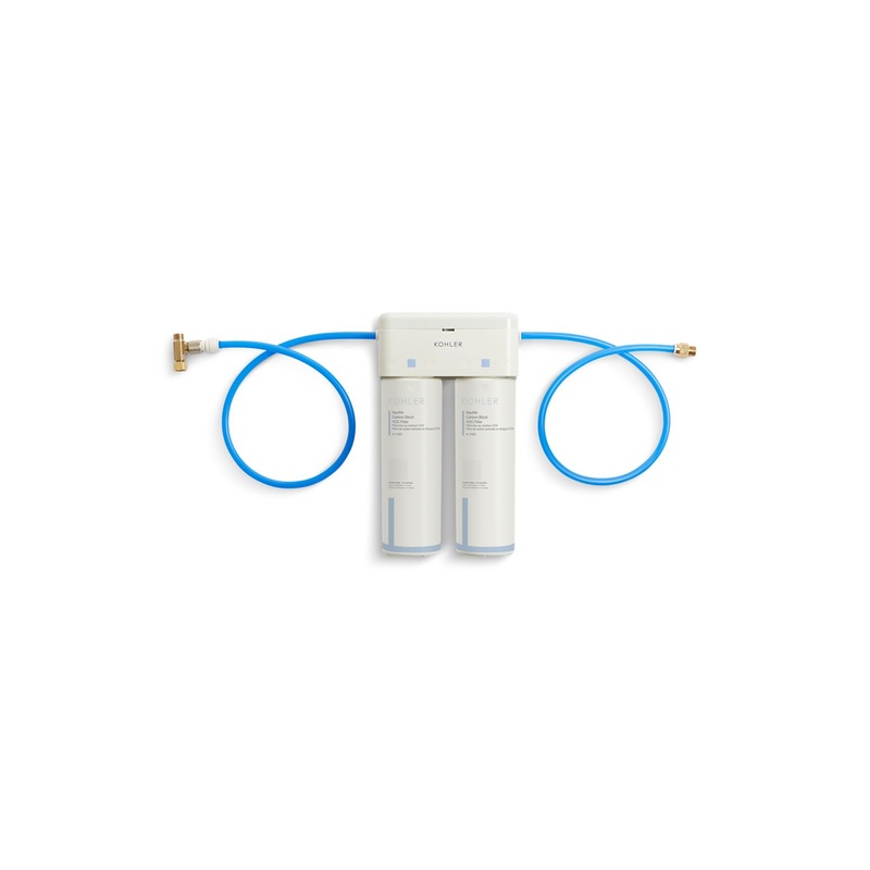 KOHLER K-77686-NA Aquifer Double-Cartridge Water Filtration System