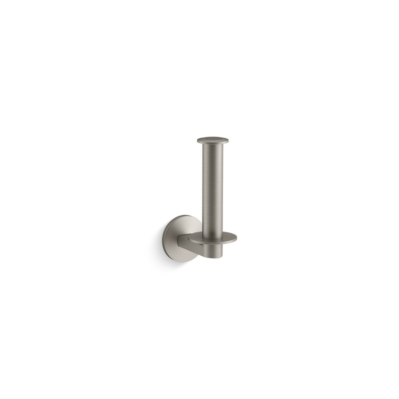 KOHLER K-78383-BN Components Vertical Toilet Paper Holder In Vibrant Brushed Nickel