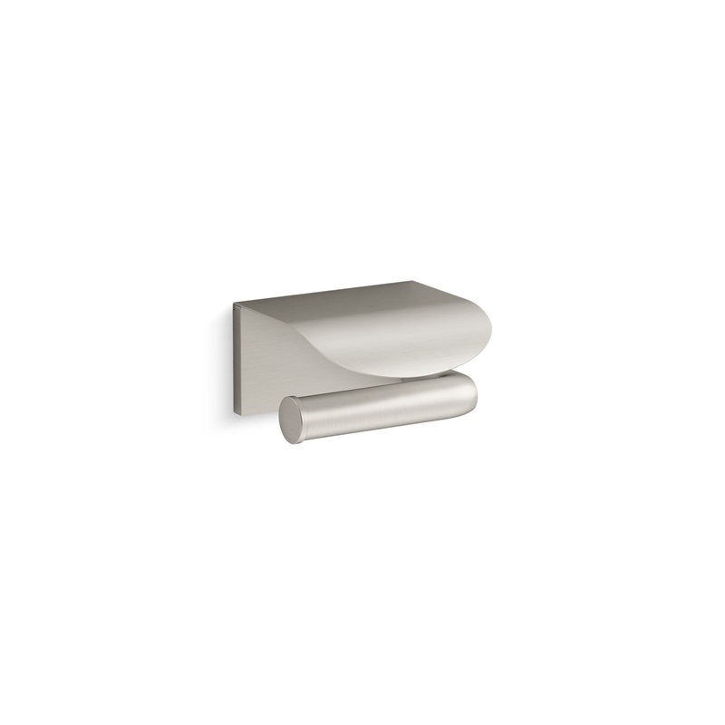 KOHLER K-97503-BN Avid Covered Toilet Paper Holder In Vibrant Brushed Nickel