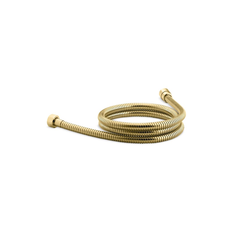 KOHLER K-8593-PB Mastershower 72" Metal Shower Hose In Vibrant Polished Brass