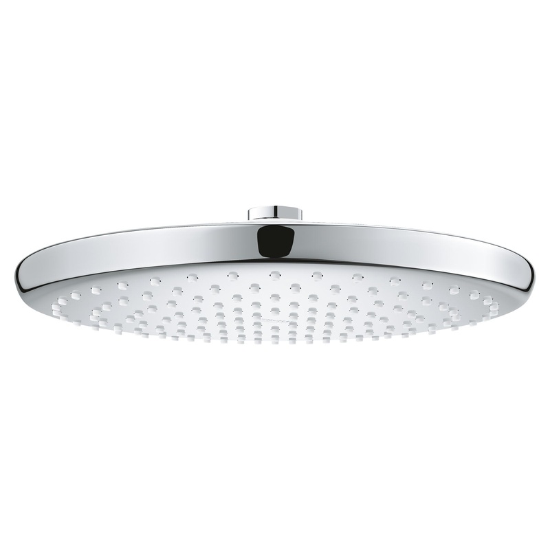 GROHE 26715000 Tempesta Chrome 250 Rain Shower Head, 9 78" - 1 Spray, 1.75 gpm