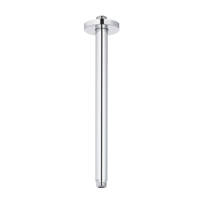 GROHE 28492EN0 Rainshower Brushed Nickel 12" Ceiling Shower Arm