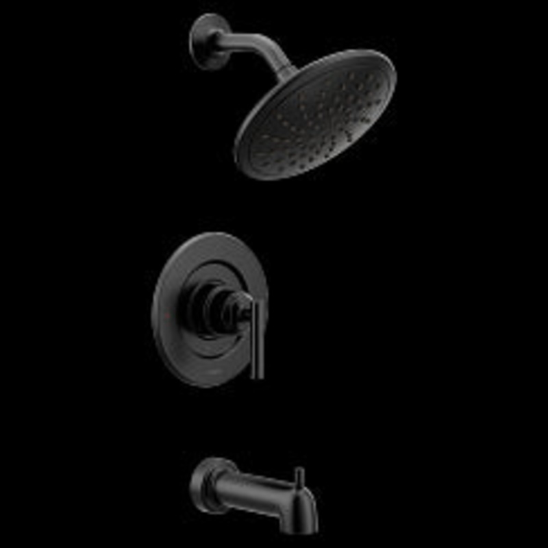 MOEN T3003EPBL Gibson  Posi-Temp(R) Tub/Shower In Matte Black