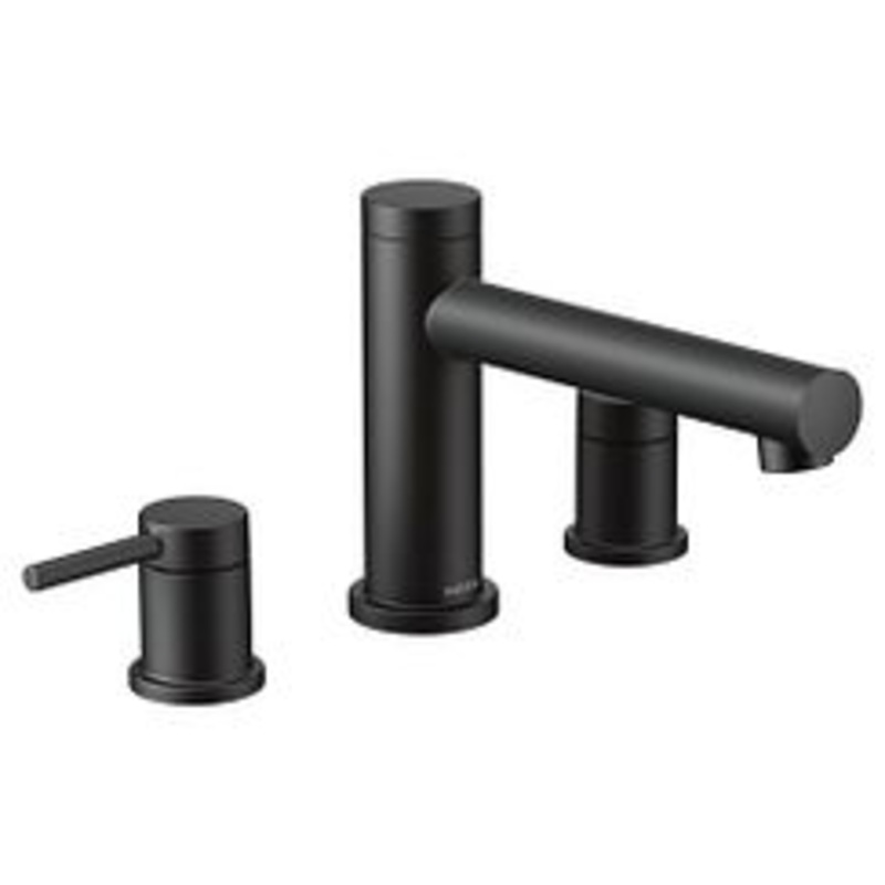 MOEN T393BL Align  Two-Handle Roman Tub Faucet In Matte Black