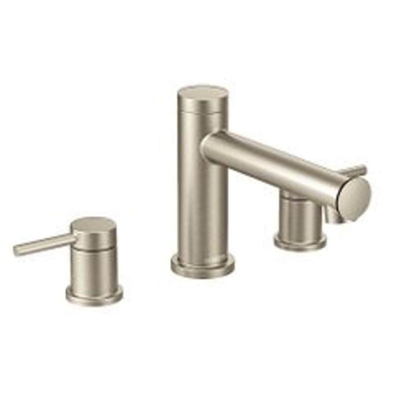 MOEN T393BN Align  Two-Handle Roman Tub Faucet In Brushed Nickel