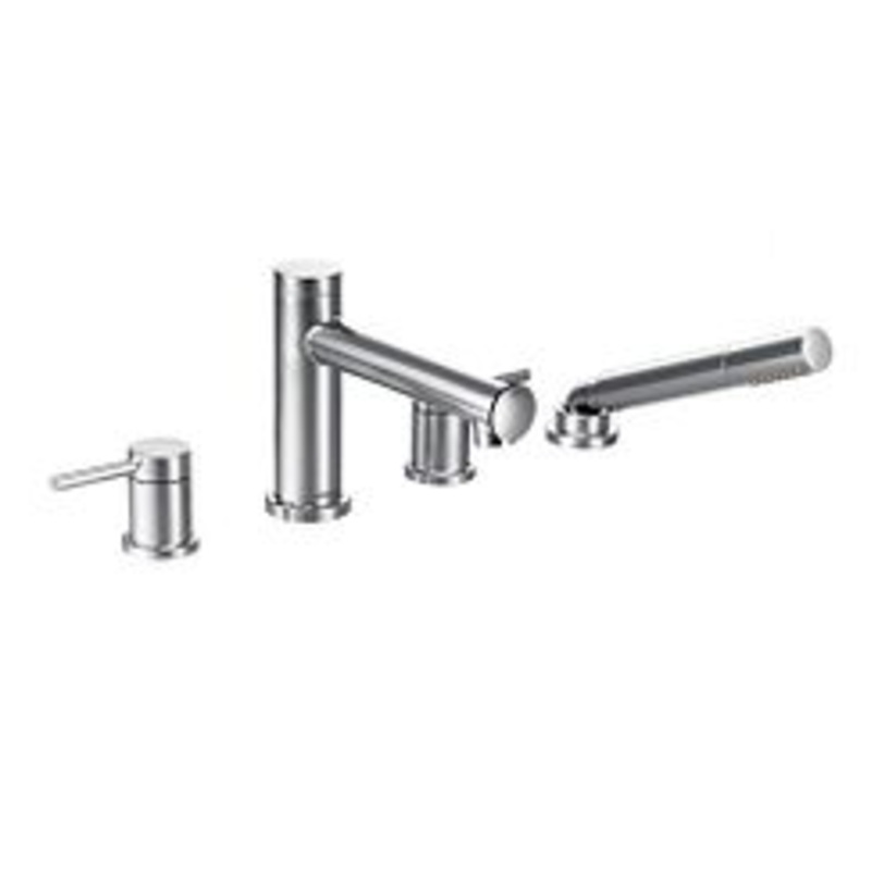 MOEN T394 Align  Two-Handle Roman Tub Faucet Includes Hand Shower In Chrome
