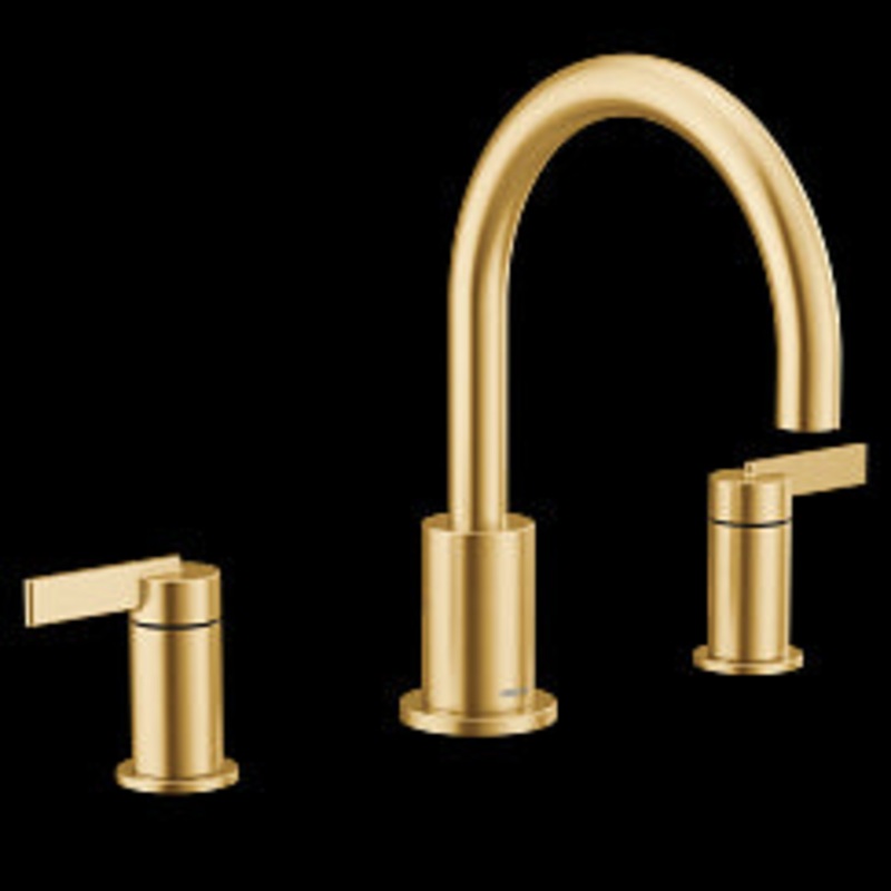 MOEN T6223BG Cia  Two-Handle Roman Tub Faucet In Brushed Gold