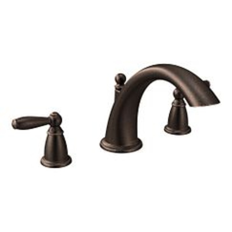 MOEN T933ORB Brantford  Two-Handle Roman Tub Faucet In Oil Rubbed Bronze