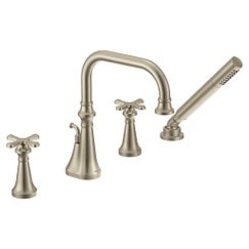 MOEN TS44506BN Colinet  Two-Handle Roman Tub Faucet In Brushed Nickel