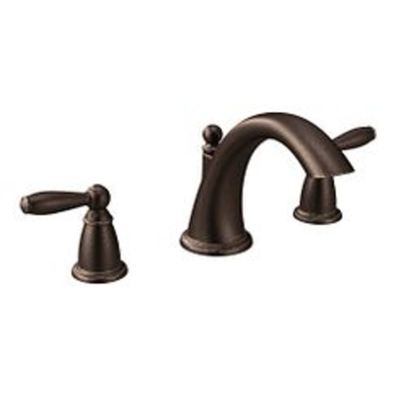 MOEN T4943ORB Brantford  Two-Handle Roman Tub Faucet In Oil Rubbed Bronze