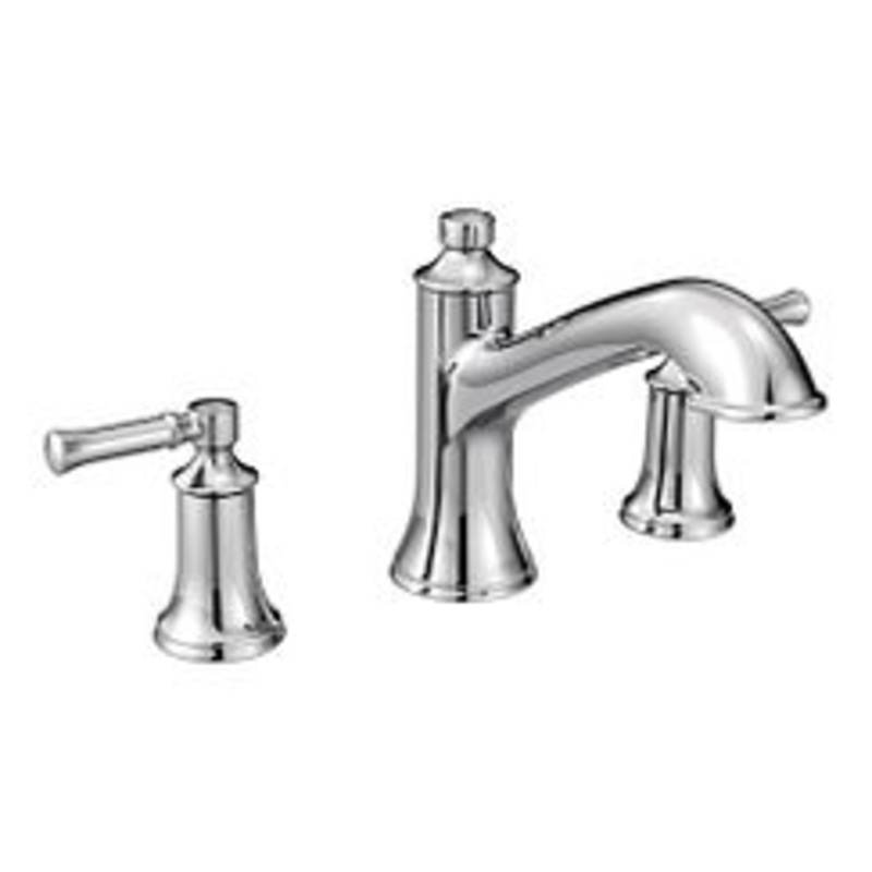 MOEN T683 Dartmoor  Two-Handle Roman Tub Faucet In Chrome