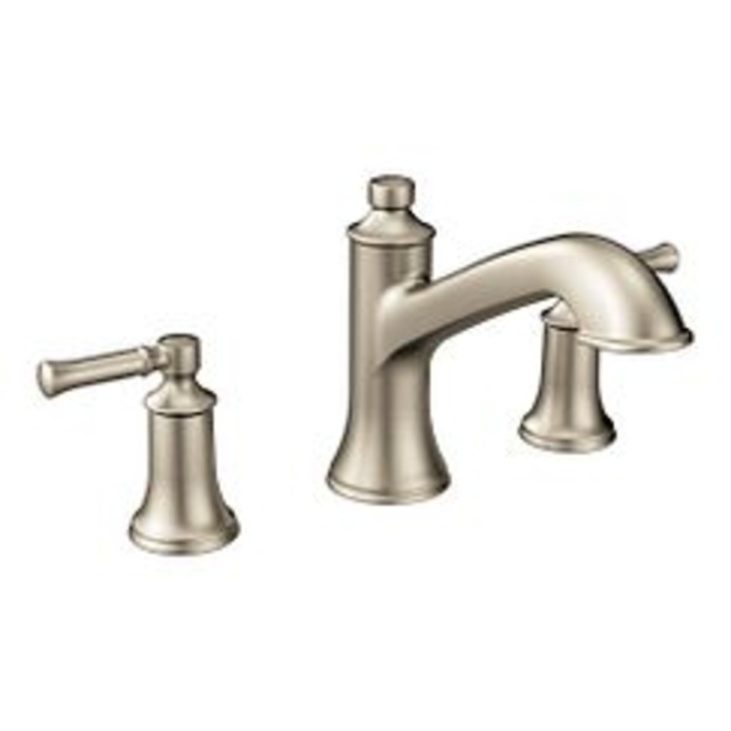 MOEN T683BN Dartmoor  Two-Handle Roman Tub Faucet In Brushed Nickel