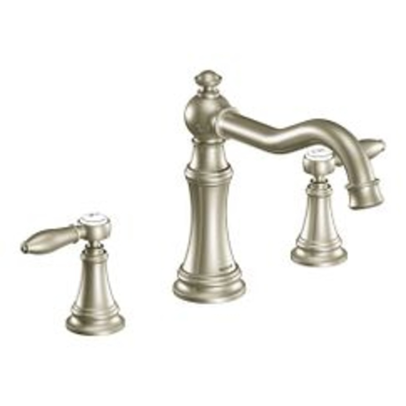 MOEN TS22103BN Weymouth  Two-Handle Roman Tub Faucet In Brushed Nickel