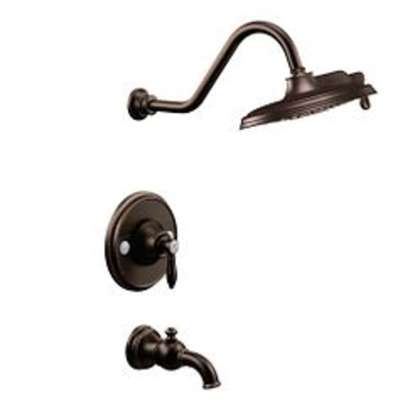 MOEN TS32104EPORB Weymouth  Posi-Temp(R) Tub/Shower In Oil Rubbed Bronze