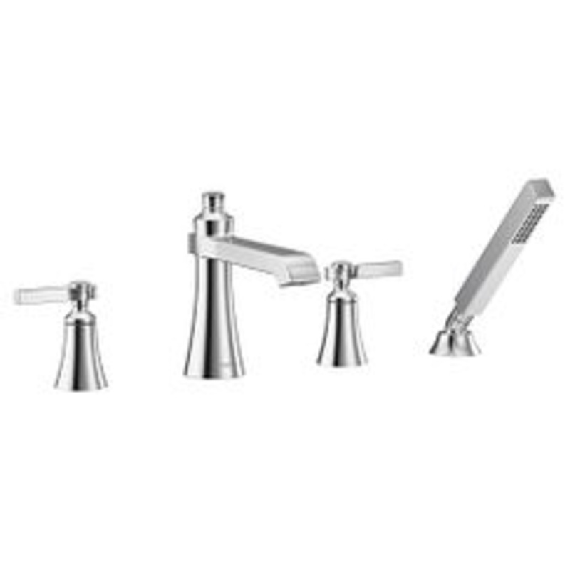 MOEN TS928 Flara  Two-Handle Roman Tub Faucet In Chrome