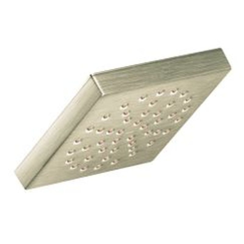 MOEN S6340BN 90 Degree  One-Function 6" Diameter Spray Head Rainshower In Brushed Nickel