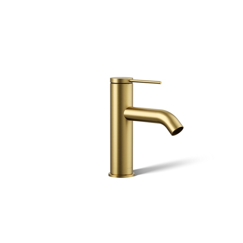 KOHLER K-77958-4A-2MB Components Single-Handle Bathroom Sink Faucet, 1.2 Gpm In Vibrant Brushed Moderne Brass