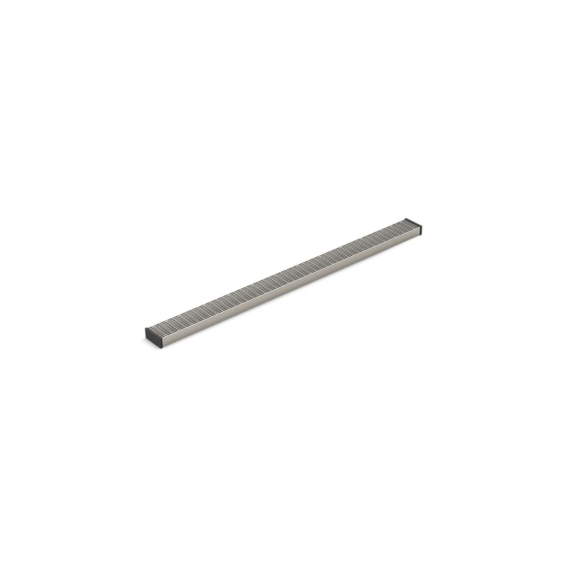 KOHLER K-80653-BNK 2-1/2" X 36" Linear Drain Grate With Lattice Pattern In Anodized Brushed Nickel