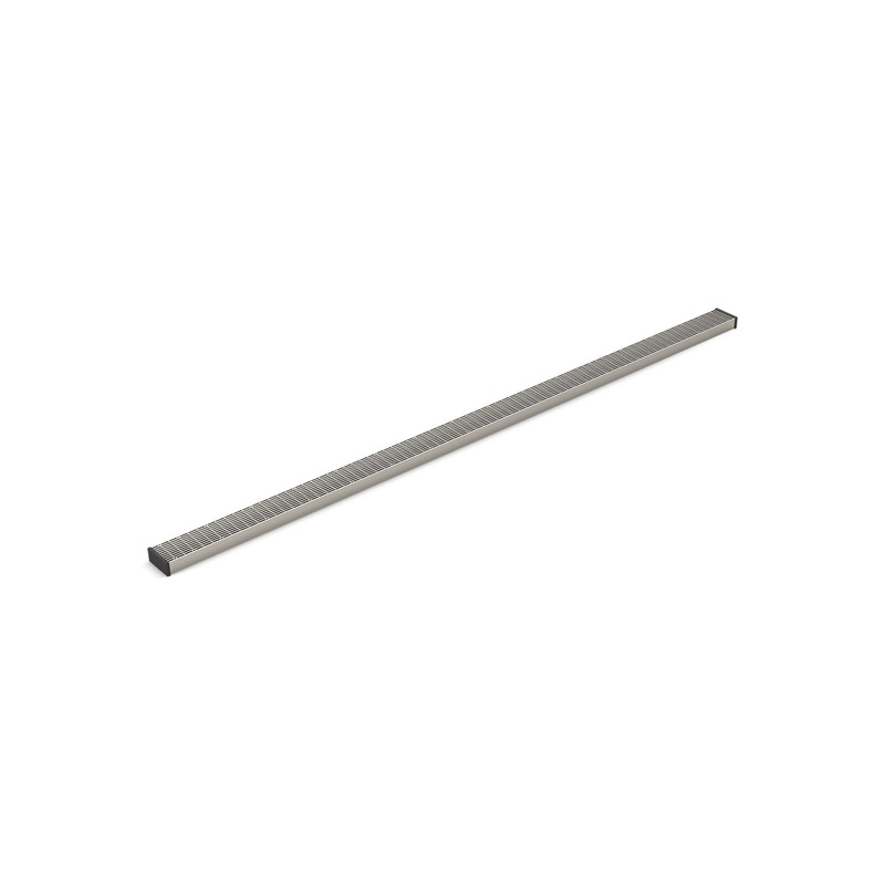 KOHLER K-80655-BNK 2-1/2" X 60" Linear Drain Grate With Lattice Pattern In Anodized Brushed Nickel