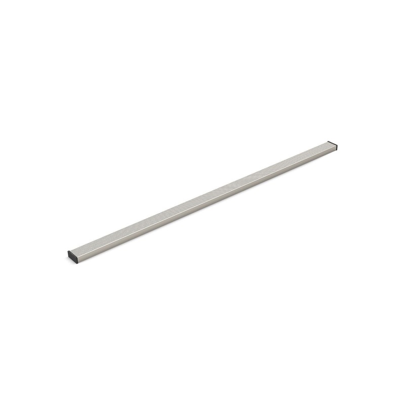 KOHLER K-80661-BNK 2-1/2" X 60" Linear Drain Grate With Perforated Pattern In Anodized Brushed Nickel
