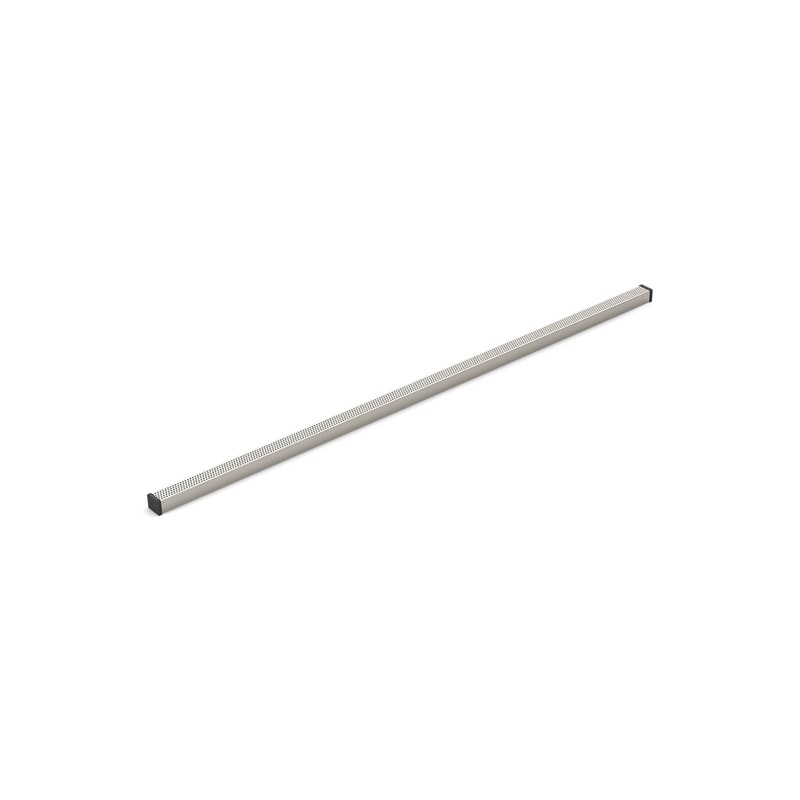 KOHLER K-80663-BNK 1-1/4" X 48" Linear Drain Grate With Perforated Pattern In Anodized Brushed Nickel