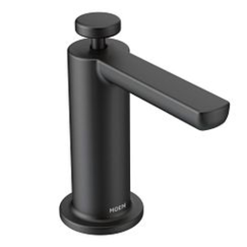MOEN S3947BL Modern Soap Dispenser In Matte Black