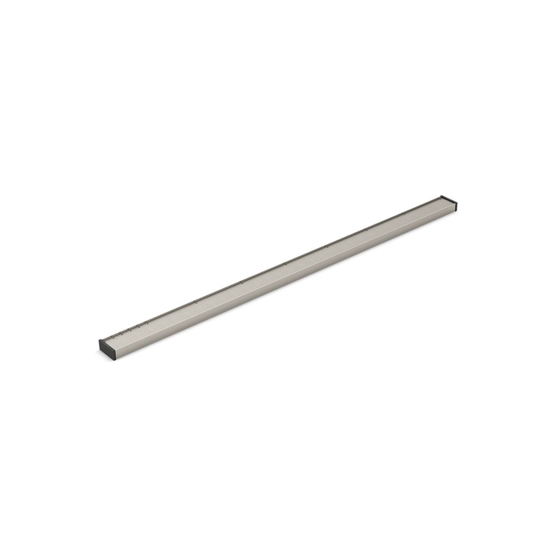KOHLER K-80648-BNK 2-1/2" X 48" Linear Drain Grate With Tile-In Panel In Anodized Brushed Nickel
