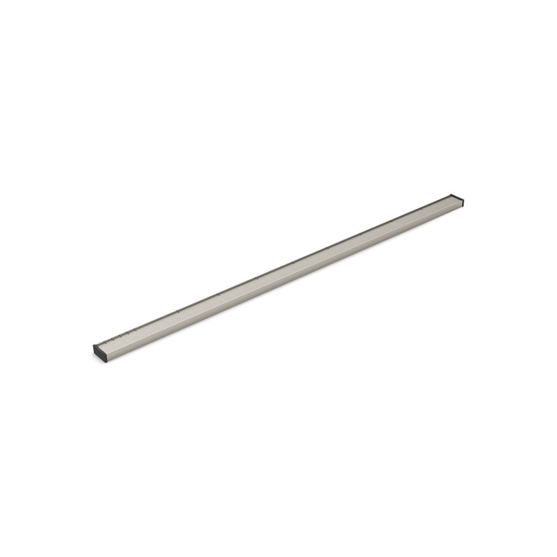 KOHLER K-80649-BNK 2-1/2" X 60" Linear Drain Grate With Tile-In Panel In Anodized Brushed Nickel