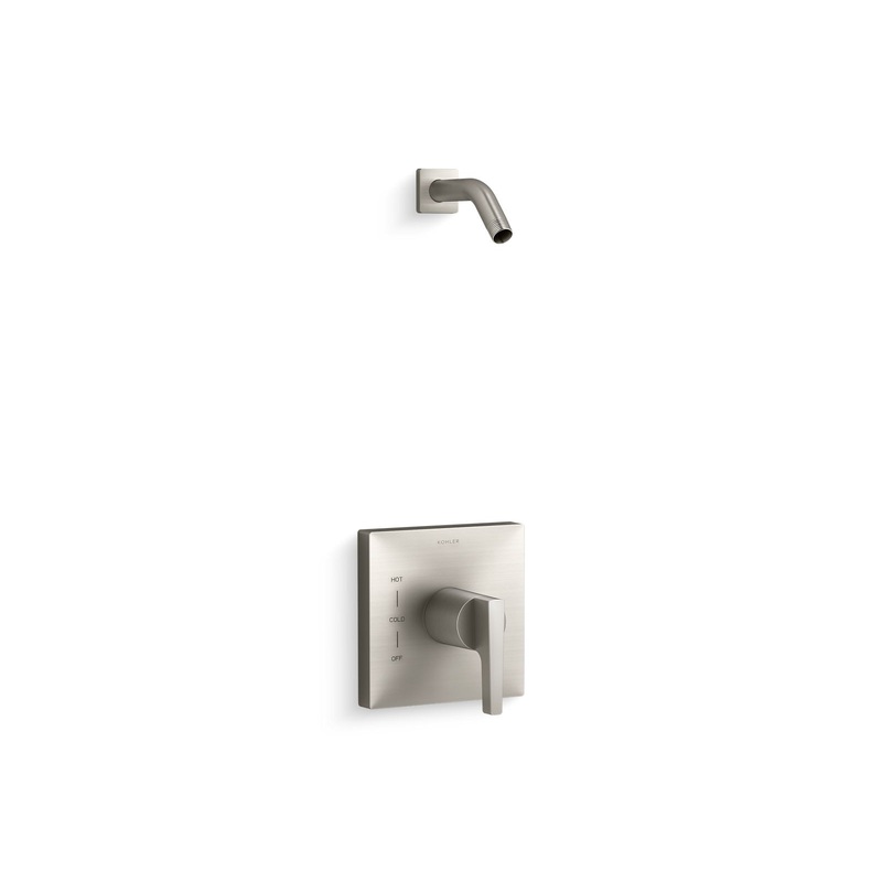 KOHLER K-TLS99764-4-BN Honesty Rite-Temp Shower Trim Kit, Without Showerhead In Vibrant Brushed Nickel