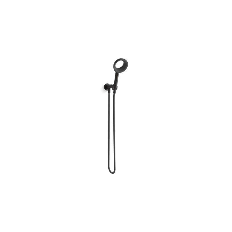 KOHLER K-21048-BL Statement Ves Single-Function Handshower Kit, 1.5 Gpm In Matte Black