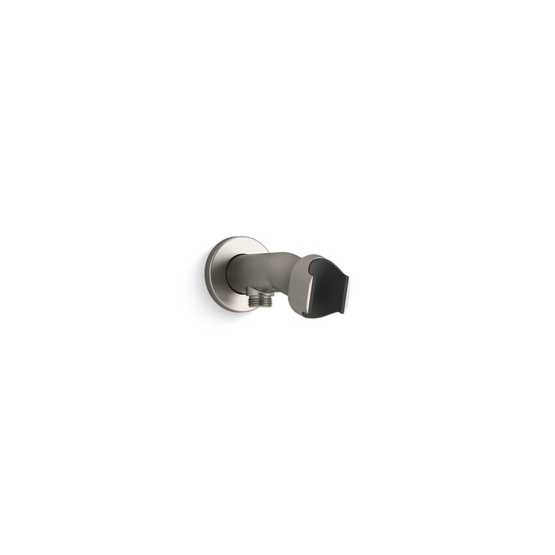 KOHLER K-21051-BN Statement Ves Wall-Mount Handshower Holder And Supply Elbow In Vibrant Brushed Nickel