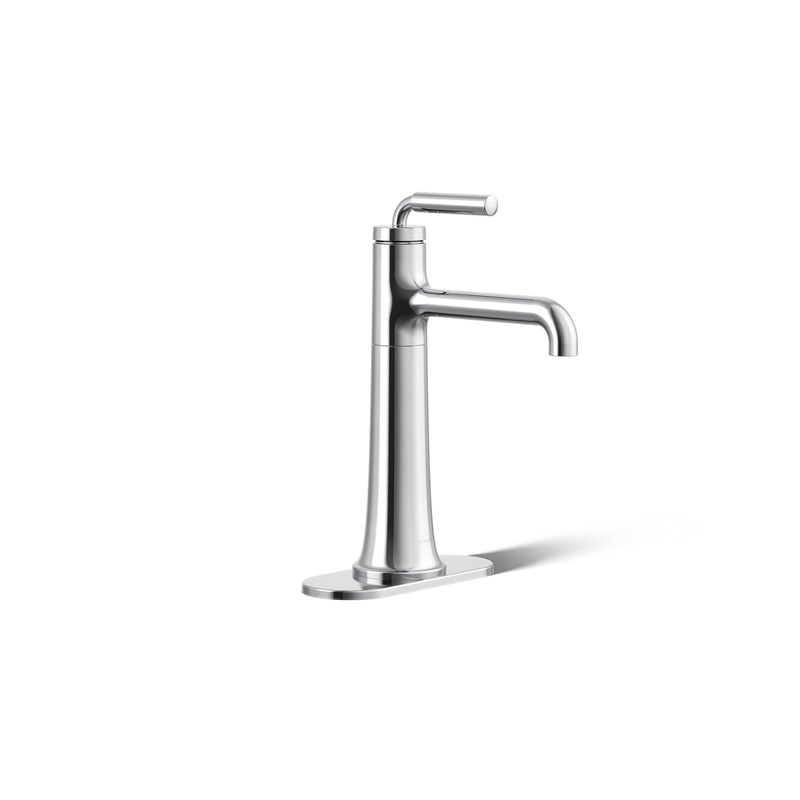 KOHLER K-26437-4-CP Tone Tall Single-Handle Bathroom Sink Faucet, 1.2 Gpm In Polished Chrome