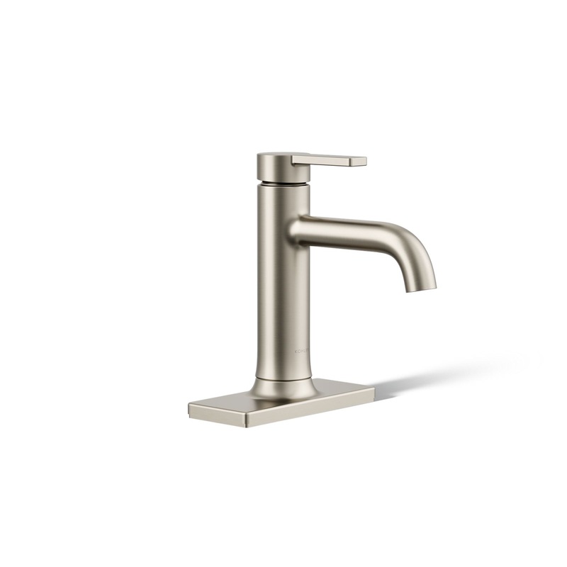 KOHLER K-28126-4-BN Venza Single-Handle Bathroom Sink Faucet, 1.2 Gpm In Vibrant Brushed Nickel