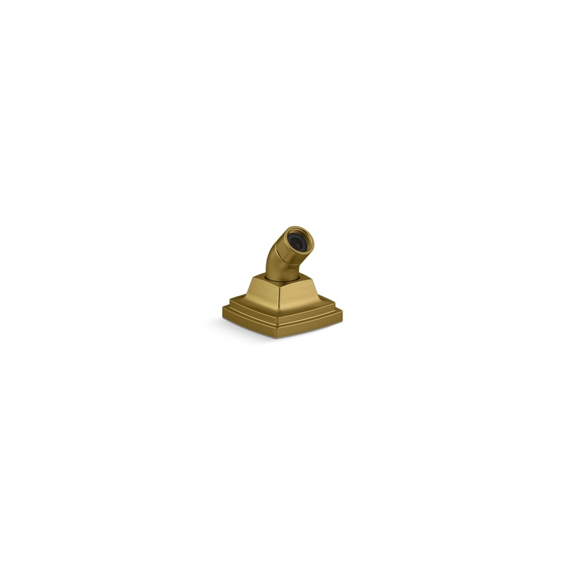 KOHLER K-29477-2MB Riff Deck-Mount Handshower Holder With Hose In Vibrant Brushed Moderne Brass