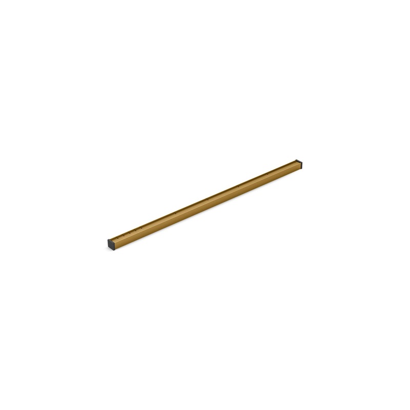 KOHLER K-80650-2MB 1-1/4" X 36" Linear Drain Grate With Tile-In Panel In Vibrant Brushed Moderne Brass
