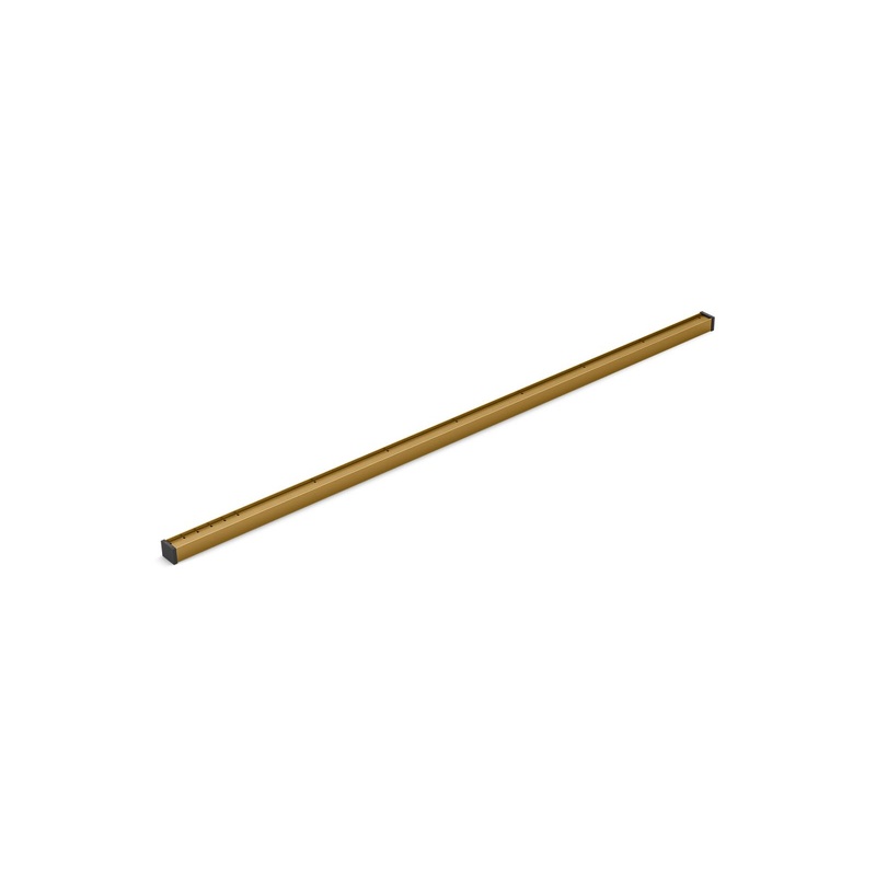 KOHLER K-80651-2MB 1-1/4" X 48" Linear Drain Grate With Tile-In Panel In Vibrant Brushed Moderne Brass