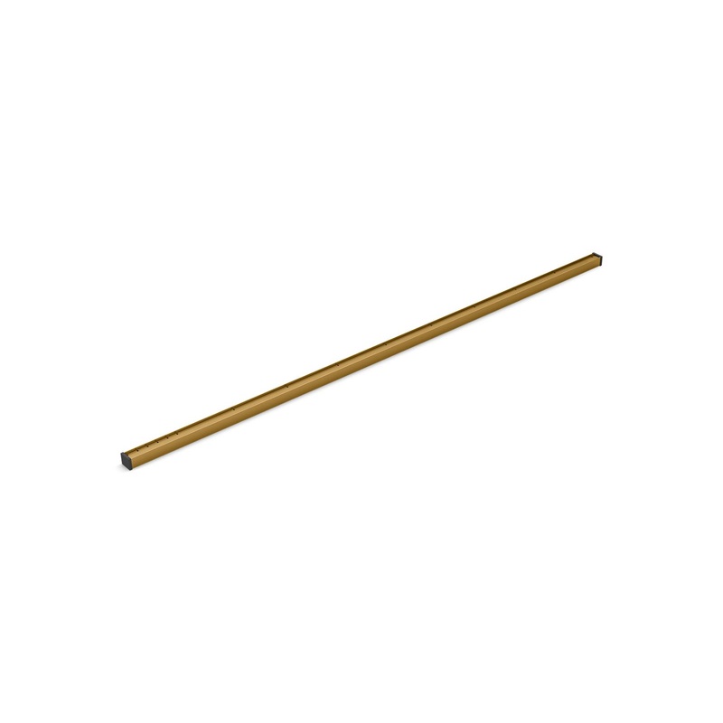 KOHLER K-80652-2MB 1-1/4" X 60" Linear Drain Grate With Tile-In Panel In Vibrant Brushed Moderne Brass
