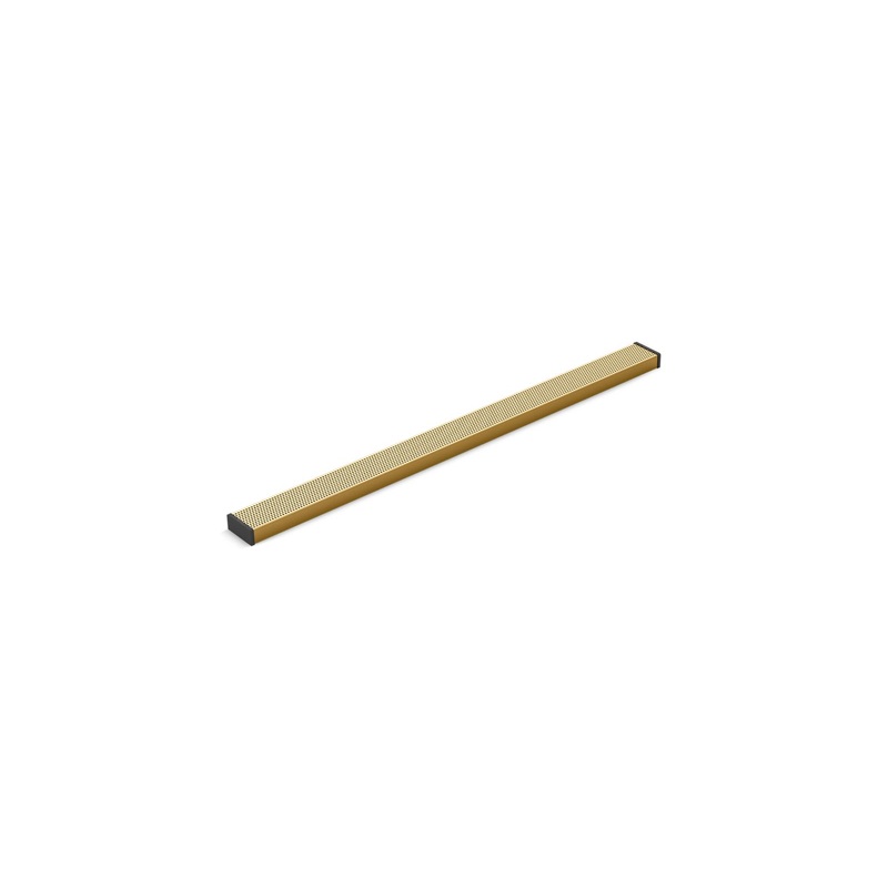 KOHLER K-80659-2MB 2-1/2" X 36" Linear Drain Grate With Perforated Pattern In Vibrant Brushed Moderne Brass