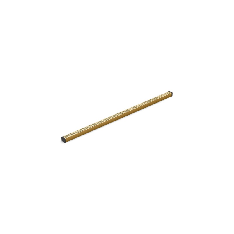 KOHLER K-80662-2MB 1-1/4" X 36" Linear Drain Grate With Perforated Pattern In Vibrant Brushed Moderne Brass