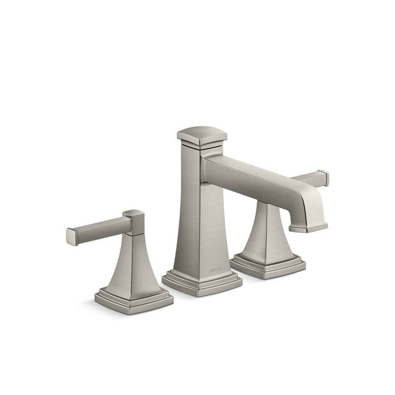 KOHLER K-T26436-4-BN Riff Deck-Mount Bath Faucet Trim With Diverter In Vibrant Brushed Nickel