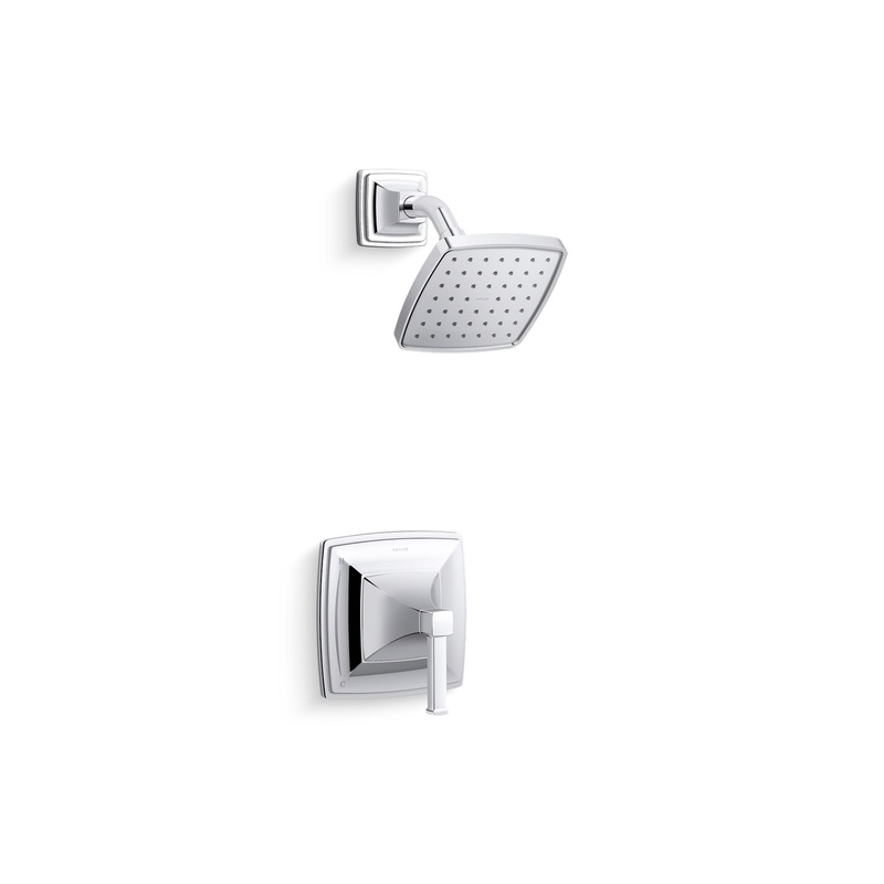 KOHLER K-TS27404-4-CP Riff Rite-Temp Shower Trim Kit, 2.5 Gpm In Polished Chrome