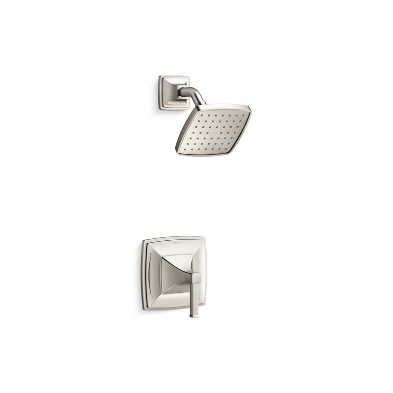 KOHLER K-TS27404-4-SN Riff Rite-Temp Shower Trim Kit, 2.5 Gpm In Vibrant Polished Nickel