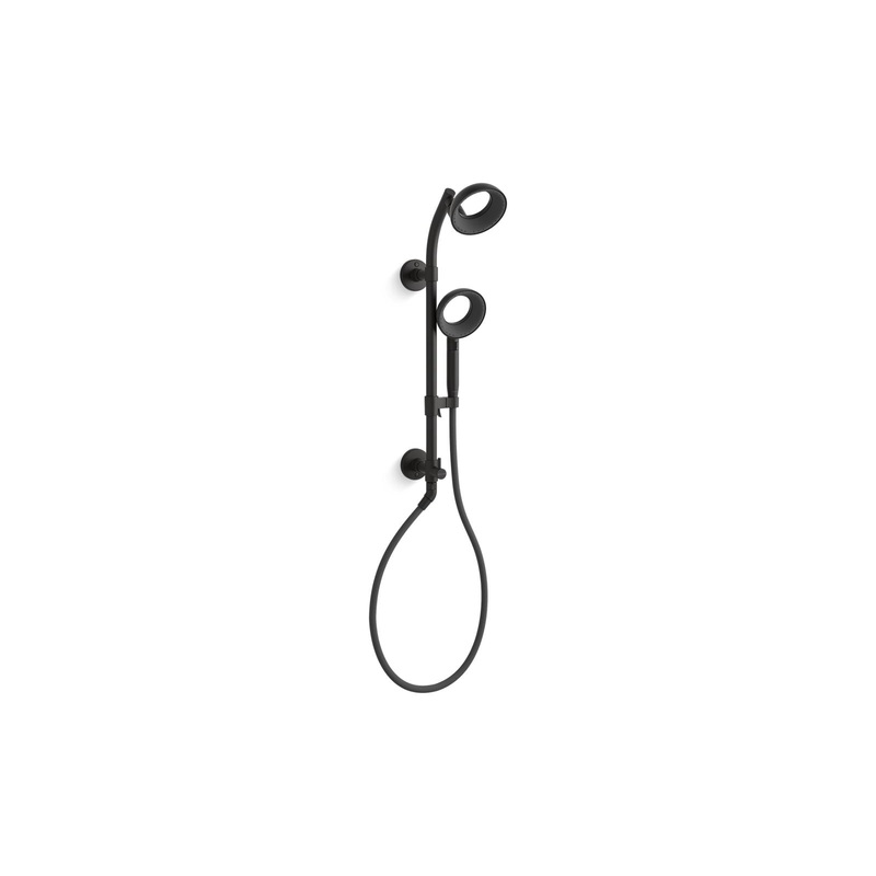 KOHLER K-21026-BL Statement Ves Shower Column Kit, 1.5 Gpm In Matte Black