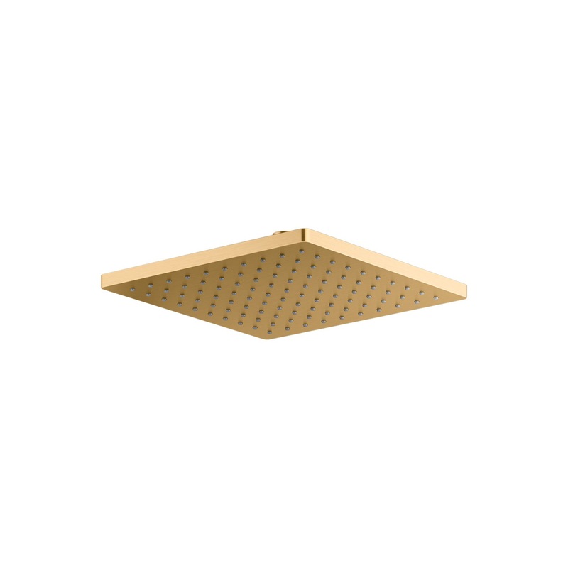 KOHLER K-26149-2MB Honesty 10" Single-Function Rainhead, 2.5 Gpm In Vibrant Brushed Moderne Brass